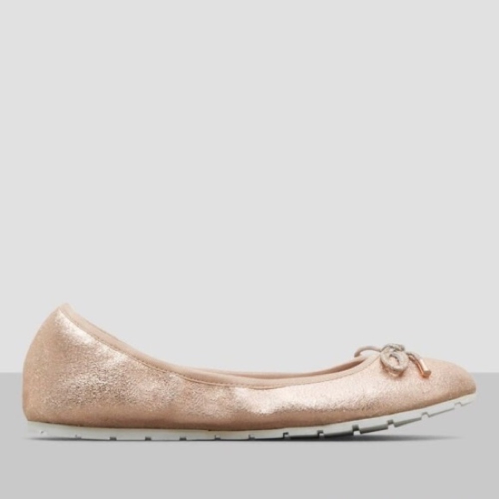 Salma Ballet Flats Rose Gold Kenneth Cole NY 8